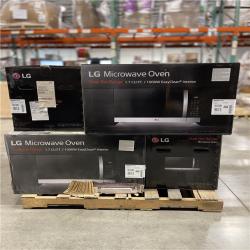 DALLAS LOCATION- NEW!- LG 1.7 cu. ft. 30 in. Width Over-the-Range Microwave with EasyClean in Stainless Steel (6 UNITS)