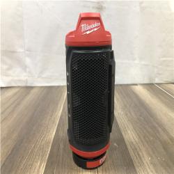 AS-IS Milwaukee 12-Volt Lithium-Ion Cordless Bluetooth Jobsite Speaker with PACKOUT Compatibility