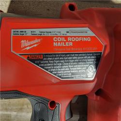 HOUSTON LOCATION - AS-IS Milwaukee M18 FUEL Coil Roofing Nailer (TOOL ONLY)