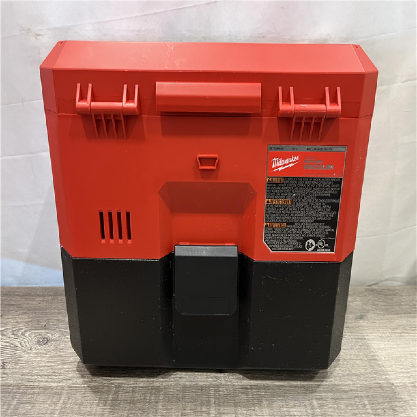 AS-IS Milwaukee FUEL 12-Volt Lithium-Ion Cordless 1.6 Gal. Wet/Dry Vacuum (Vacuum-Only)