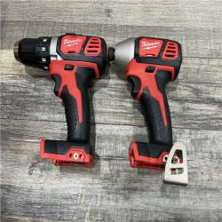 AS-IS Milwaukee 18V Lithium-Ion Cordless Drill Driver/Impact Driver Combo Kit