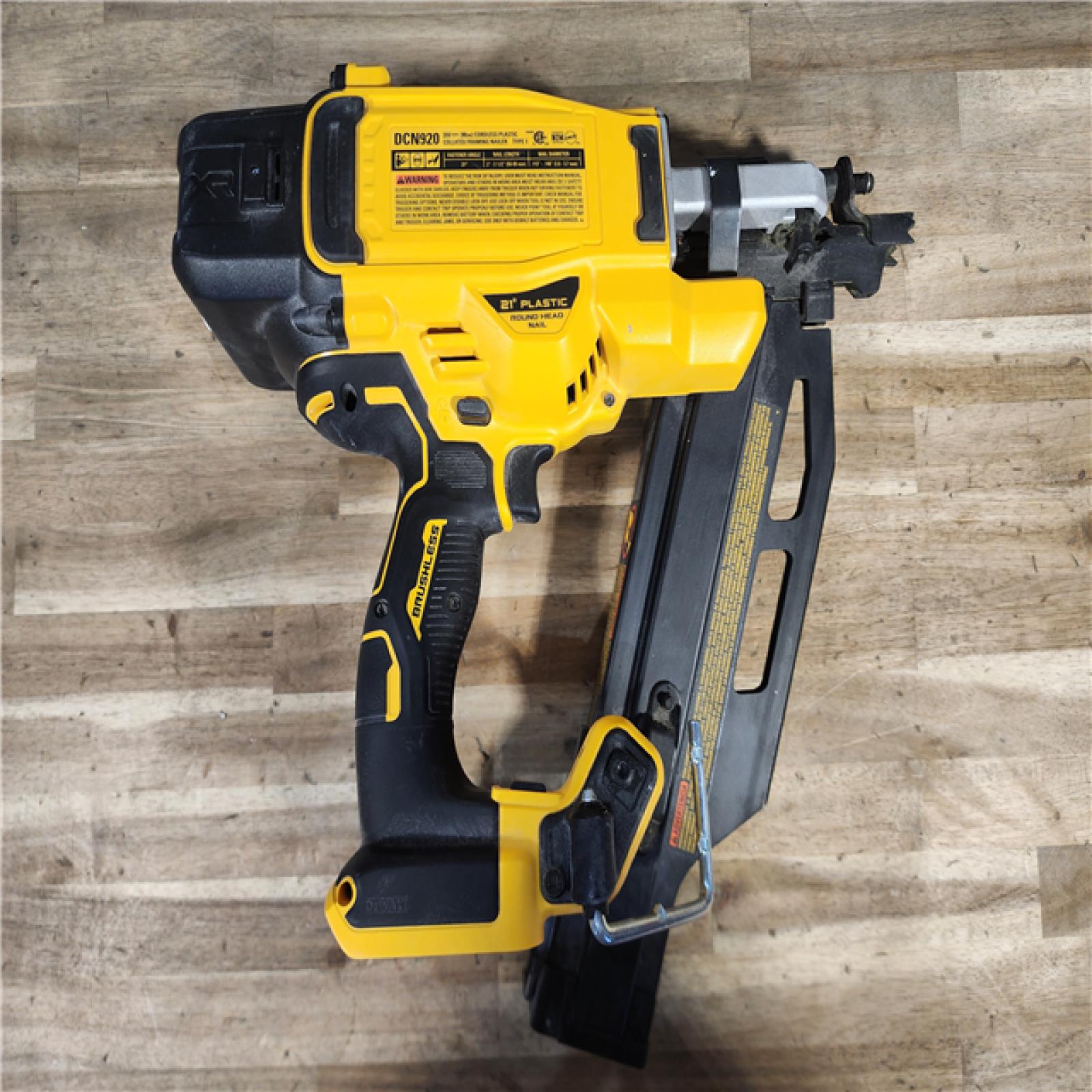 HOUSTON LOCATION - AS-IS DEWALT 20-Volt 21° Cordless Framing Nailer (Tool-Only)