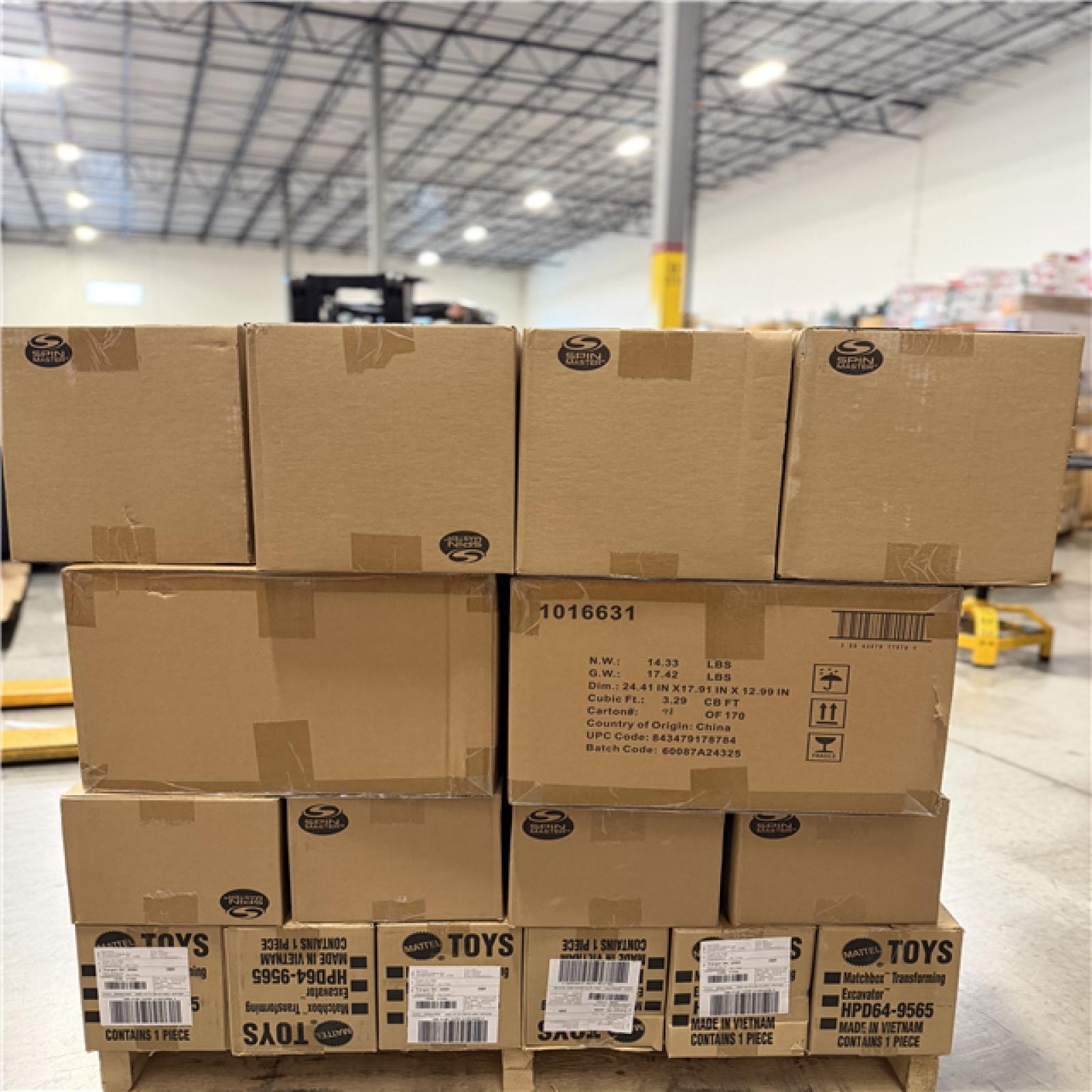 DALLAS LOCATION- NEW! BULLSEYE MIXED TOY PALLET