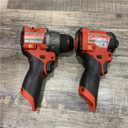 AS-IS Milwaukee FUEL 12-Volt Lithium-Ion Brushless Cordless Hammer Drill and Impact Driver Combo Kit