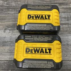 AS-IS DEWALT FLEXVOLT 20V/60V MAX Lithium-Ion 6.0Ah Battery Pack (2 Pack)
