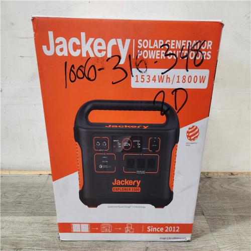 Phoenix Location NEW Jackery Solar Generator Power Outdoors 1534Wh/1800W Model No. JSG-1500B