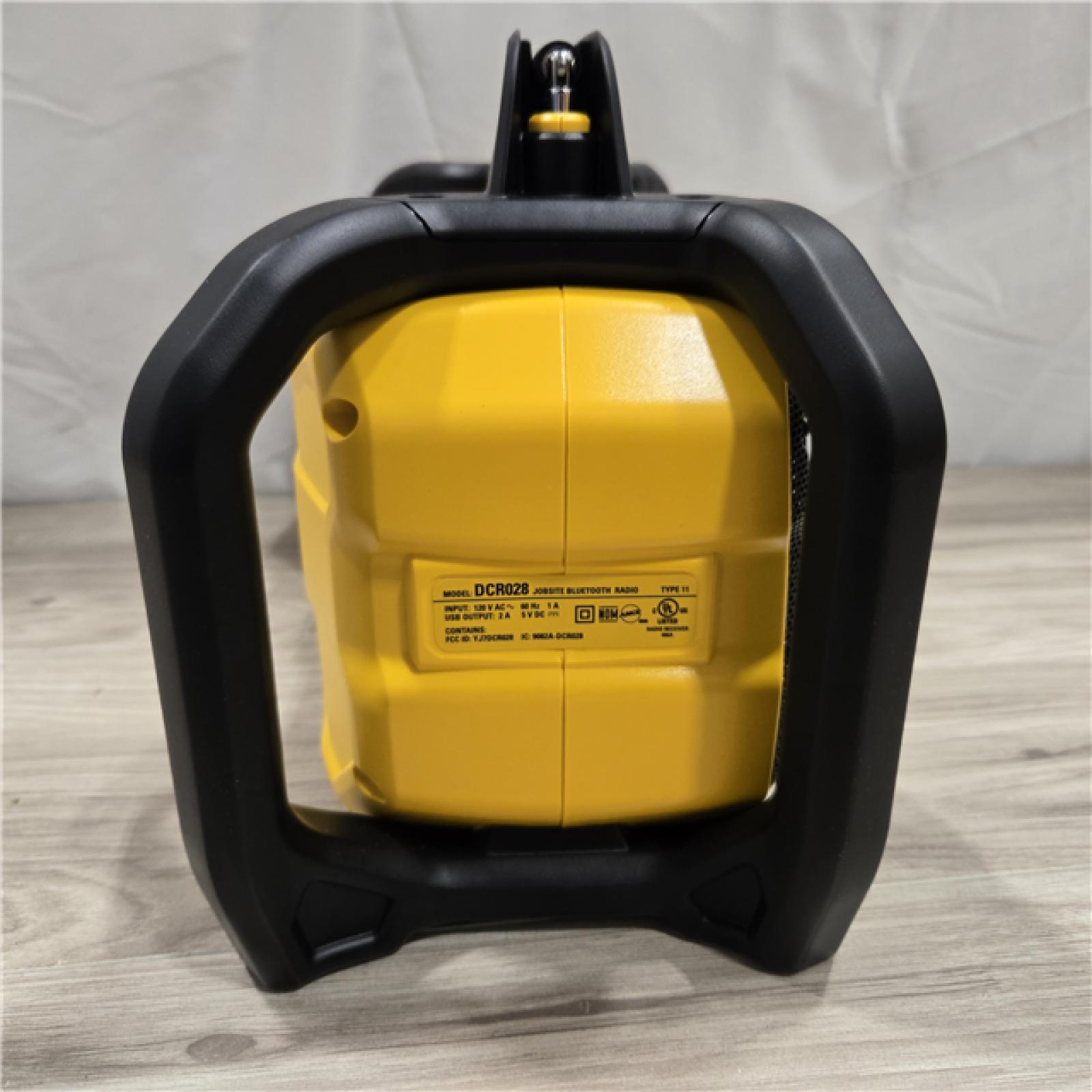 AS-IS DeWalt 20V MAX Compact Cordless Bluetooth Radio (Tool Only)