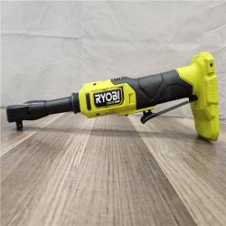 AS-IS- ONE+ HP 18V Brushless Cordless 3/8 in. Extended Reach Ratchet (Tool Only)