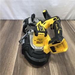 AS-IS DEWALT 20-Volt MAX 3-3/8 in. Cordless Brushless Bandsaw (Tool-Only)