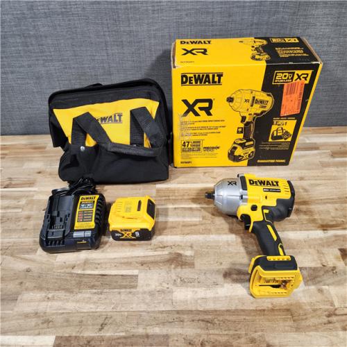 HOUSTON LOCATION - AS-IS DEWALT 20V MAX Lithium-Ion Cordless 1/2 in. Impact Wrench Kit
