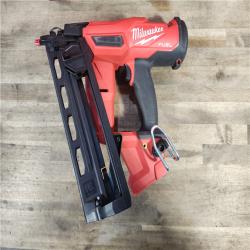 HOUSTON LOCATION - AS-IS (APPEARS LIKE NEW) Milwaukee 2841-20 18V Cordless Gen II 16 Gauge Angled Finish Nailer (Tool Only)
