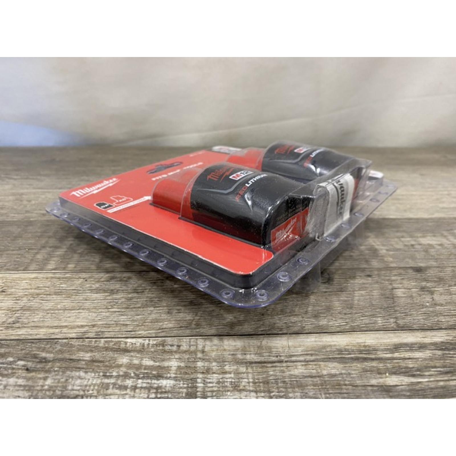 NEW - Milwaukee 12-Volt 1.5 Ah Lithium-Ion Compact Battery Pack (2-Pack)