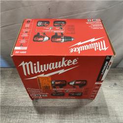 NEW - Milwaukee 18V Lithium-Ion Cordless Drill Driver/Impact Driver Combo Kit