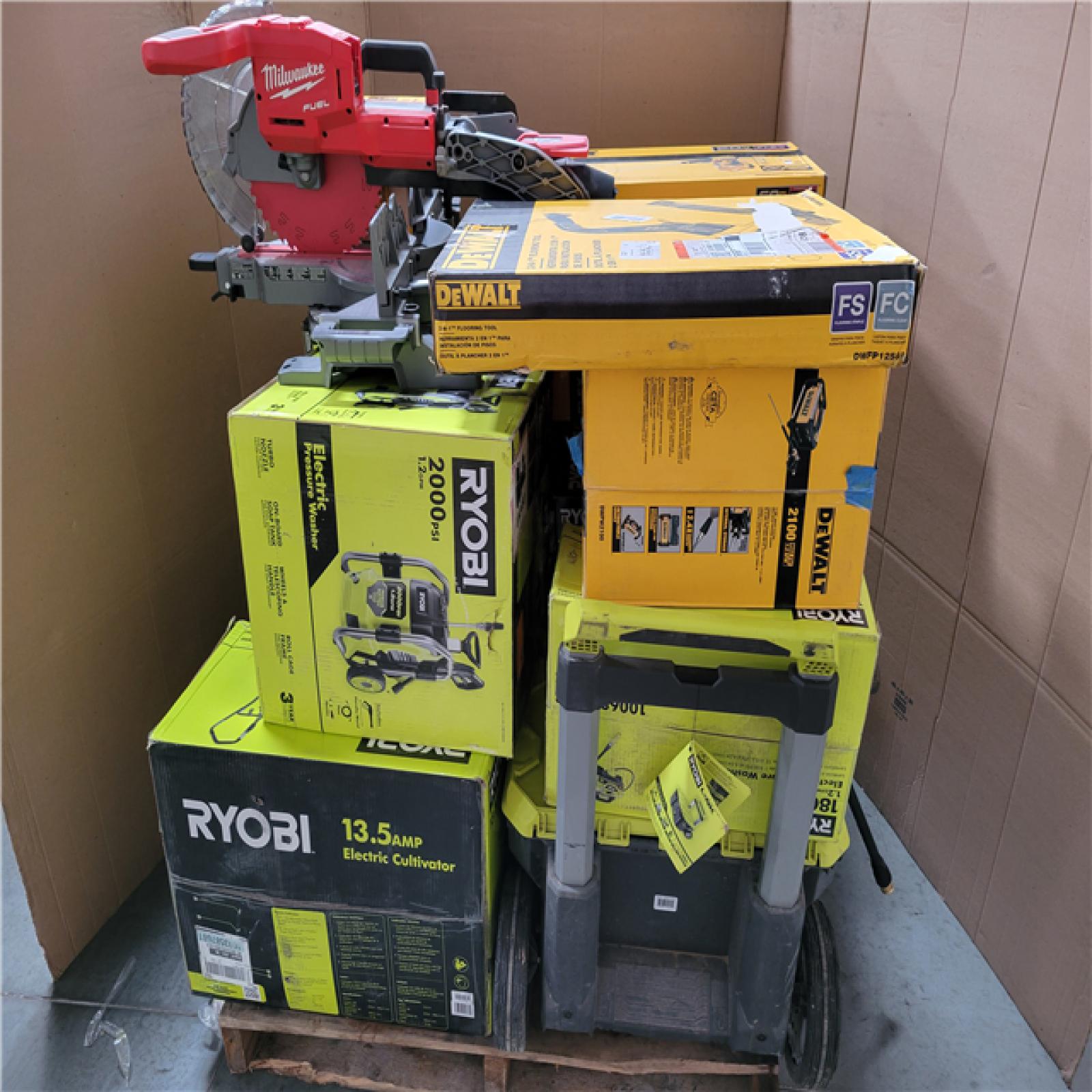 CALIFORNIA AS-IS TOOL PALLET