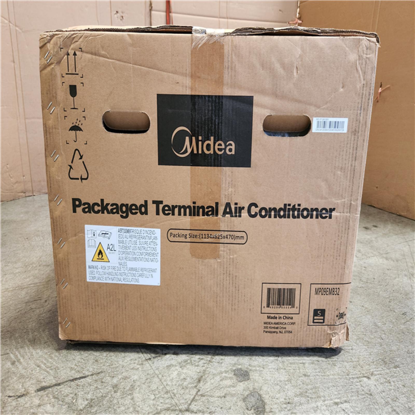 Phoenix Location NEW Midea 9,000 BTU PTAC AC, 3.5KW Heat, 230-Volt (SEALED)
