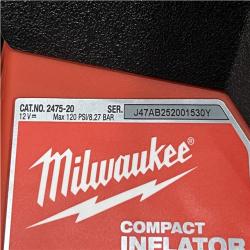 AS-IS Milwaukee 12-Volt Lithium-Ion Cordless Electric Portable Inflator (Tool-Only)