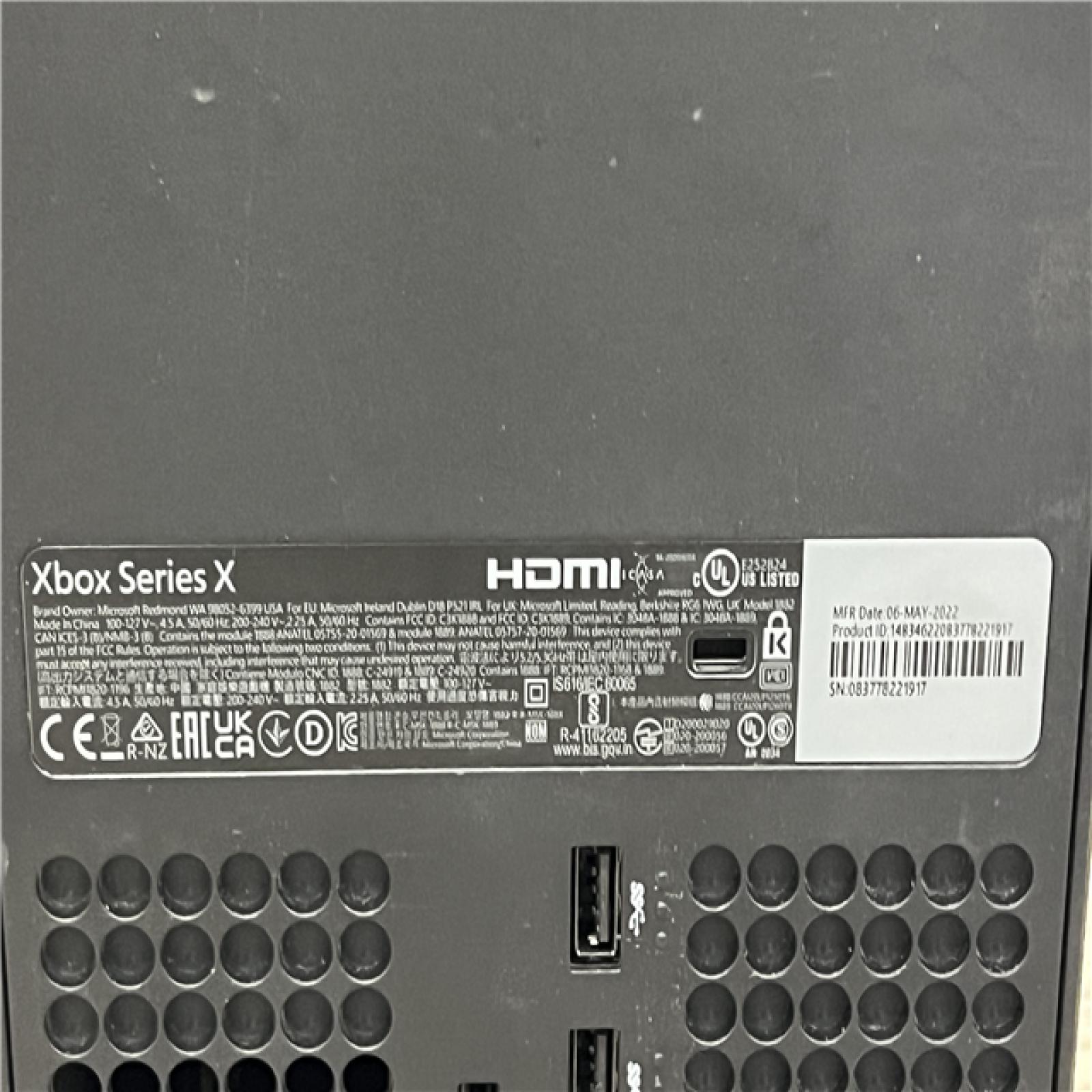 AS-IS Microsoft Xbox Series X 1TB Carbon Black