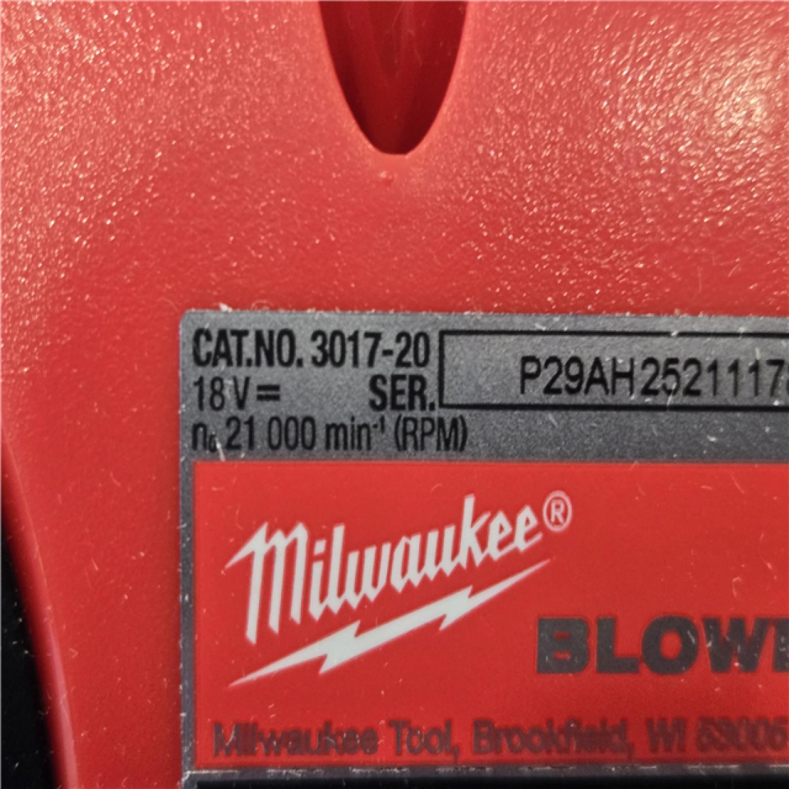 AS-IS Milwaukee FUEL 120 MPH 500 CFM 18V Cordless Handheld Blower (Tool-Only)