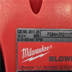 AS-IS Milwaukee FUEL 120 MPH 500 CFM 18V Cordless Handheld Blower (Tool-Only)