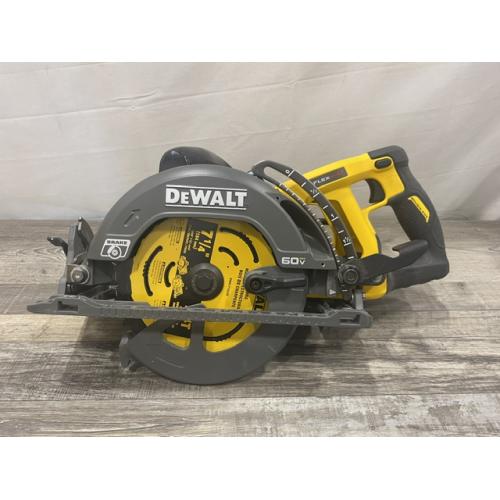 AS-IS DEWALT FLEXVOLT 60V MAX Cordless Brushless 7-1/4 in. Wormdrive Style Circular Saw (Tool Only)