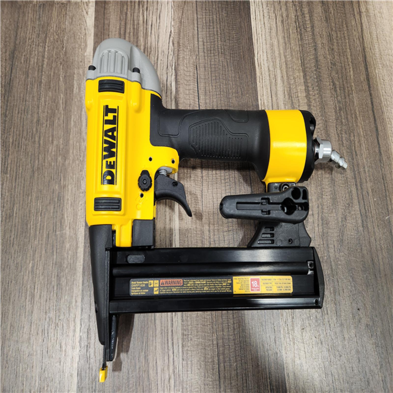LIKE NEW! - DEWALT Pneumatic 18-Gauge 1/4 in. Crown Corded Stapler