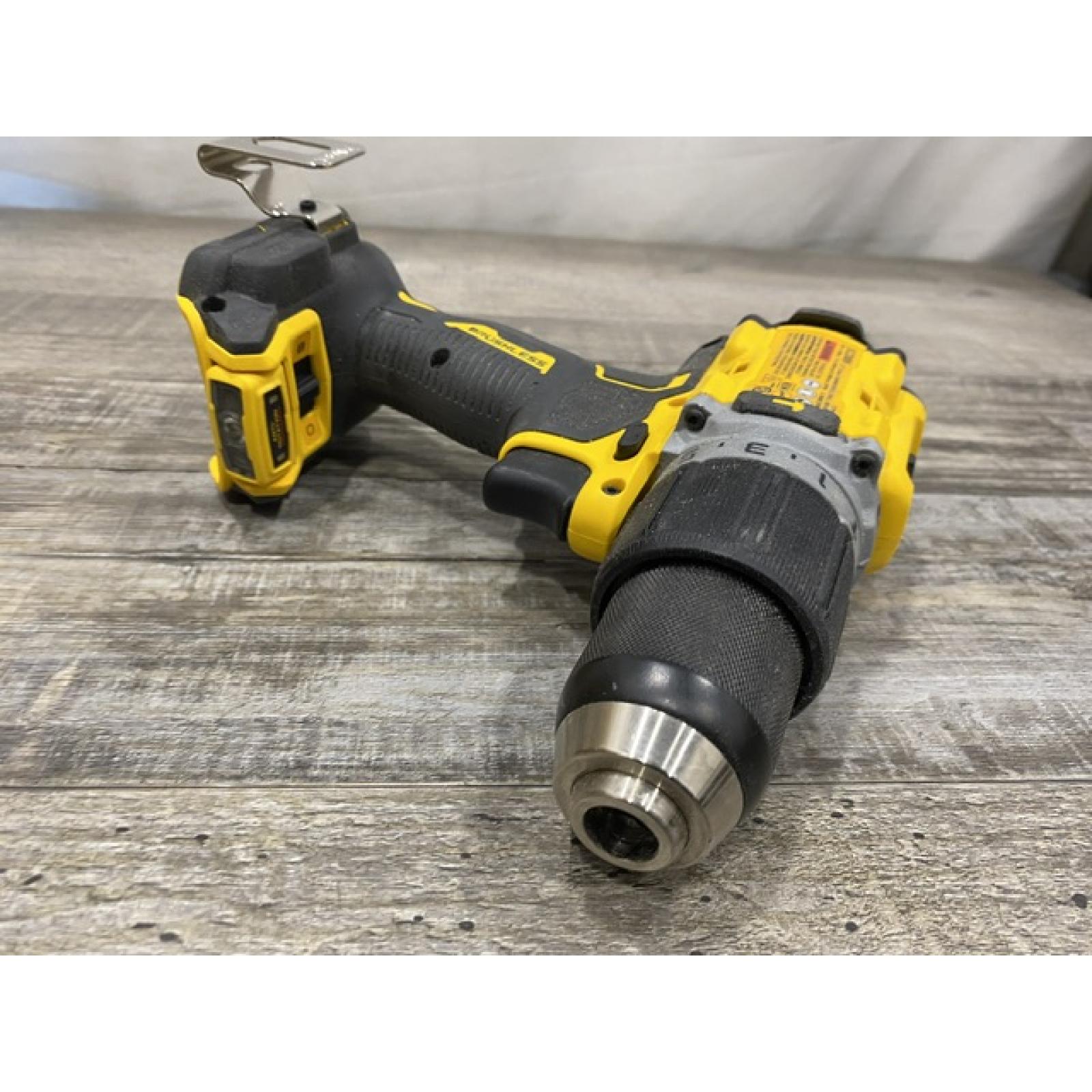 AS-IS DEWALT 20V XR Brushless Cordless 1/2 in. Hammer Drill (Tool-Only)