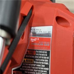 AS-IS Milwaukee FUEL 18V Lithium-Ion Brushless Cordless 6-1/2 in. Circular Saw (Tool-Only)