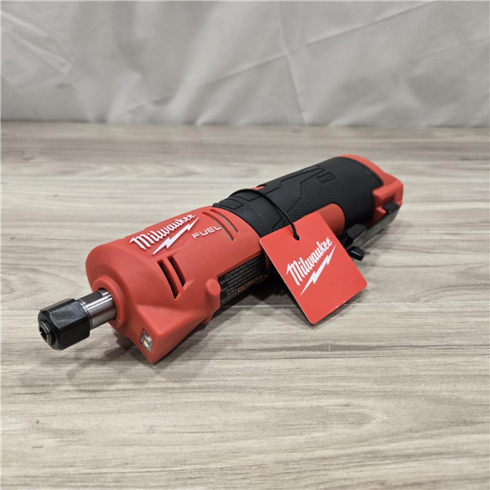 AS-IS Milwaukee M12 FUEL Cordless Straight Die Grinder (Tool-Only)