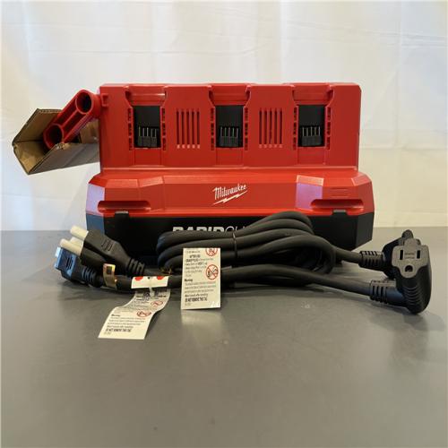 LIKE NEW! - Milwaukee M18 18V PACKOUT 6-Port Daisy Chain Rapid Charger