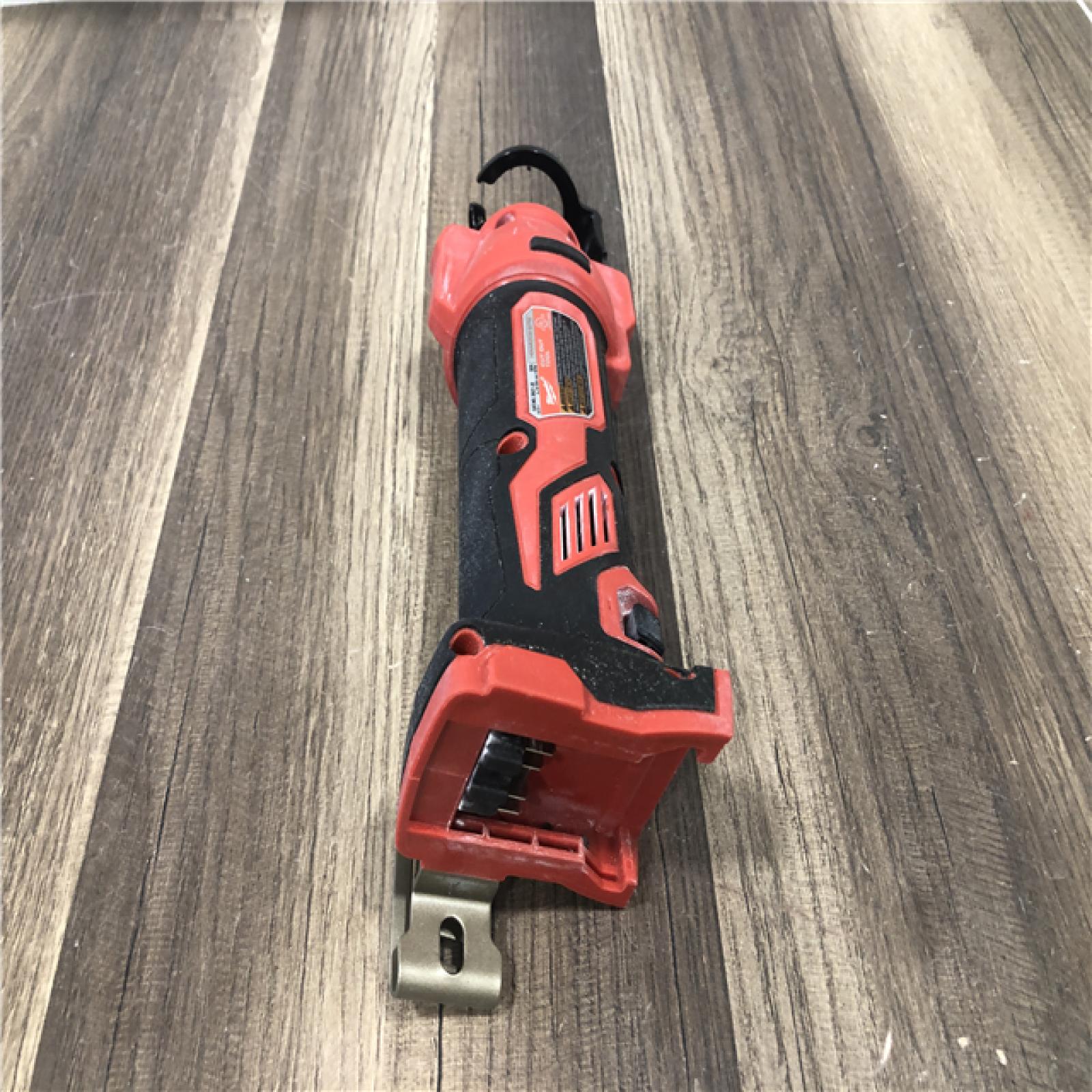 AS-IS Milwaukee 18V Lithium-Ion Cordless Drywall Cut Out Rotary Tool (Tool-Only)