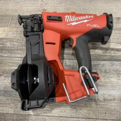 AS-IS Milwaukee  FUEL 18-Volt Lithium-Ion Brushless Cordless Coil Roofing Nailer (Tool Only)