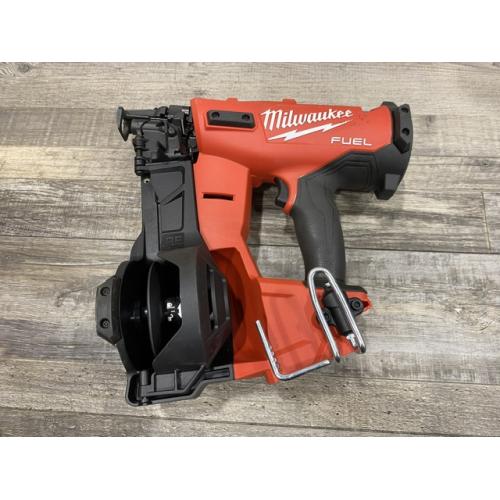 AS-IS Milwaukee  FUEL 18-Volt Lithium-Ion Brushless Cordless Coil Roofing Nailer (Tool Only)