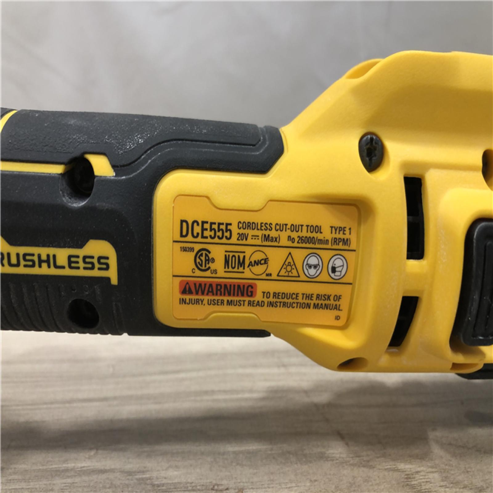 AS-IS DEWALT XR 20V Lithium-Ion Cordless Rotary Drywall Cut-Out Tool (Tool Only)