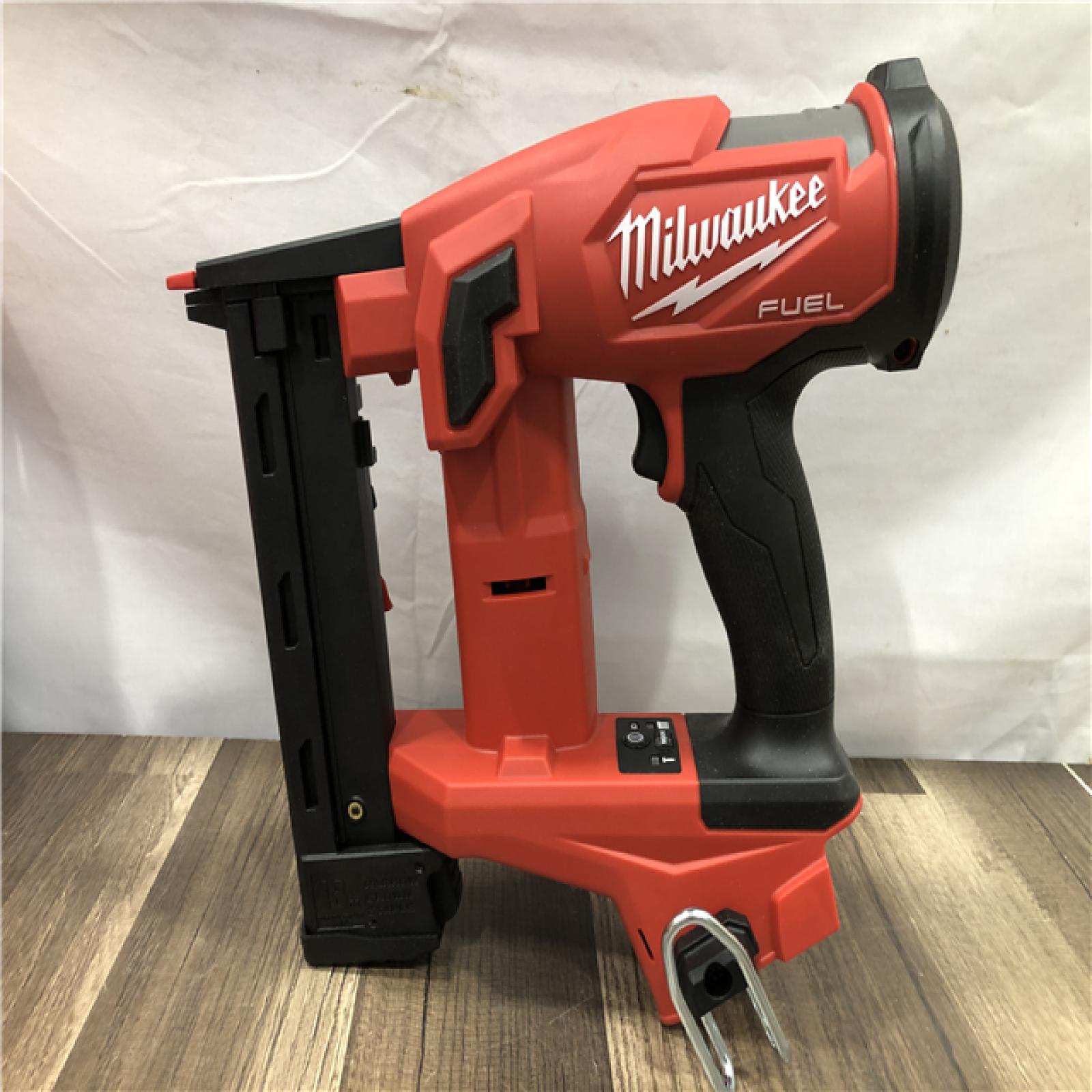 AS-IS Milwaukee FUEL 18-Volt Lithium-Ion Brushless Cordless 18-Gauge 1/4 in. Narrow Crown Stapler (Tool-Only)