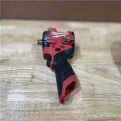 AS-IS Milwaukee FUEL 12V Li-Ion Brushless Cordless Stubby 1/2 in. Impact Wrench Kit