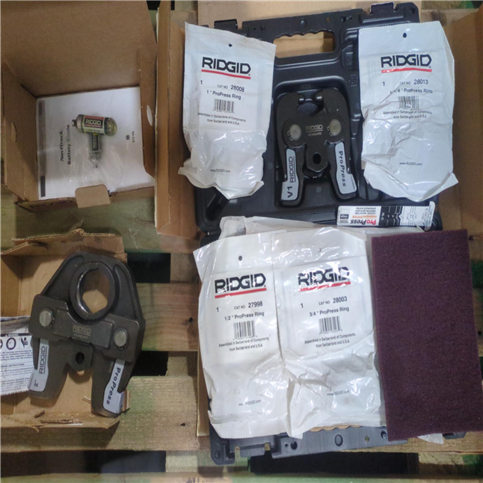 California AS-IS Ridgid Tool Pallet