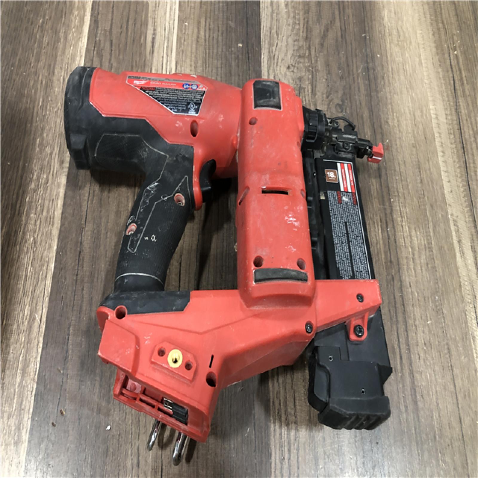 AS-IS Milwaukee FUEL 18-Volt Lithium-Ion Brushless Cordless Gen II 18-Gauge Brad Nailer (Tool-Only)