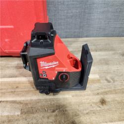 HOUSTON LOCATION - AS-IS Milwaukee  12-Volt Lithium-Ion Cordless Green 250 ft. 3-Plane Laser Level Kit
