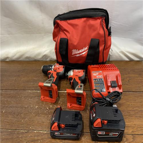 AS-IS Milwaukee M18 Compact Brushless 2-Tool Combo Kit