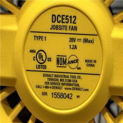 AS-IS DEWALT 20V MAX Jobsite Fan (Tool Only)