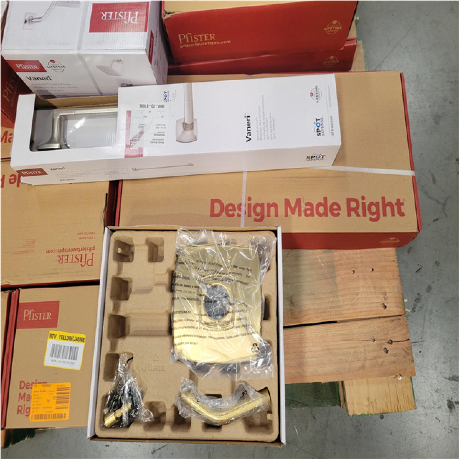 CALIFORNIA AS-IS PFISTER HOME IMPROVEMENT PALLET