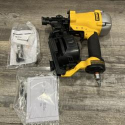 AS-IS DEWALT 1-3/4 in. 15 Degree Pneumatic Coil Roofing Nailer