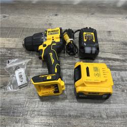 AS-IS DEWALT ATOMIC 20V Lithium-Ion Cordless 1/2 in. Hammer Drill Kit