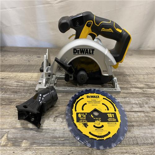 AS-IS DEWALT 20V MAX Cordless Brushless 6-1/2 in. Sidewinder Style Circular Saw (Tool Only)