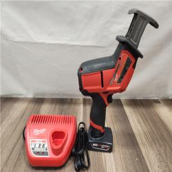 AS-IS- Milwaukee M12 FUEL 12-Volt Lithium-Ion Brushless Cordless HACKZALL Reciprocating Saw Kit W/ Free M12 2.0Ah Compact Battery
