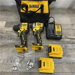 AS-IS DEWALT ATOMIC 20-Volt MAX Lithium-Ion Cordless Combo Kit