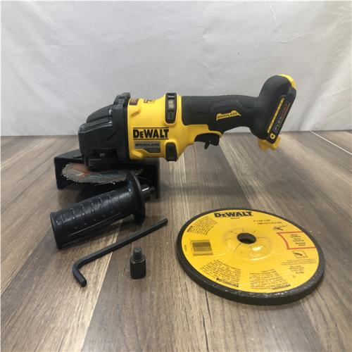 AS-IS DEWALT FLEXVOLT 60V Cordless 7 in. Angle Grinder (Tool-Only)
