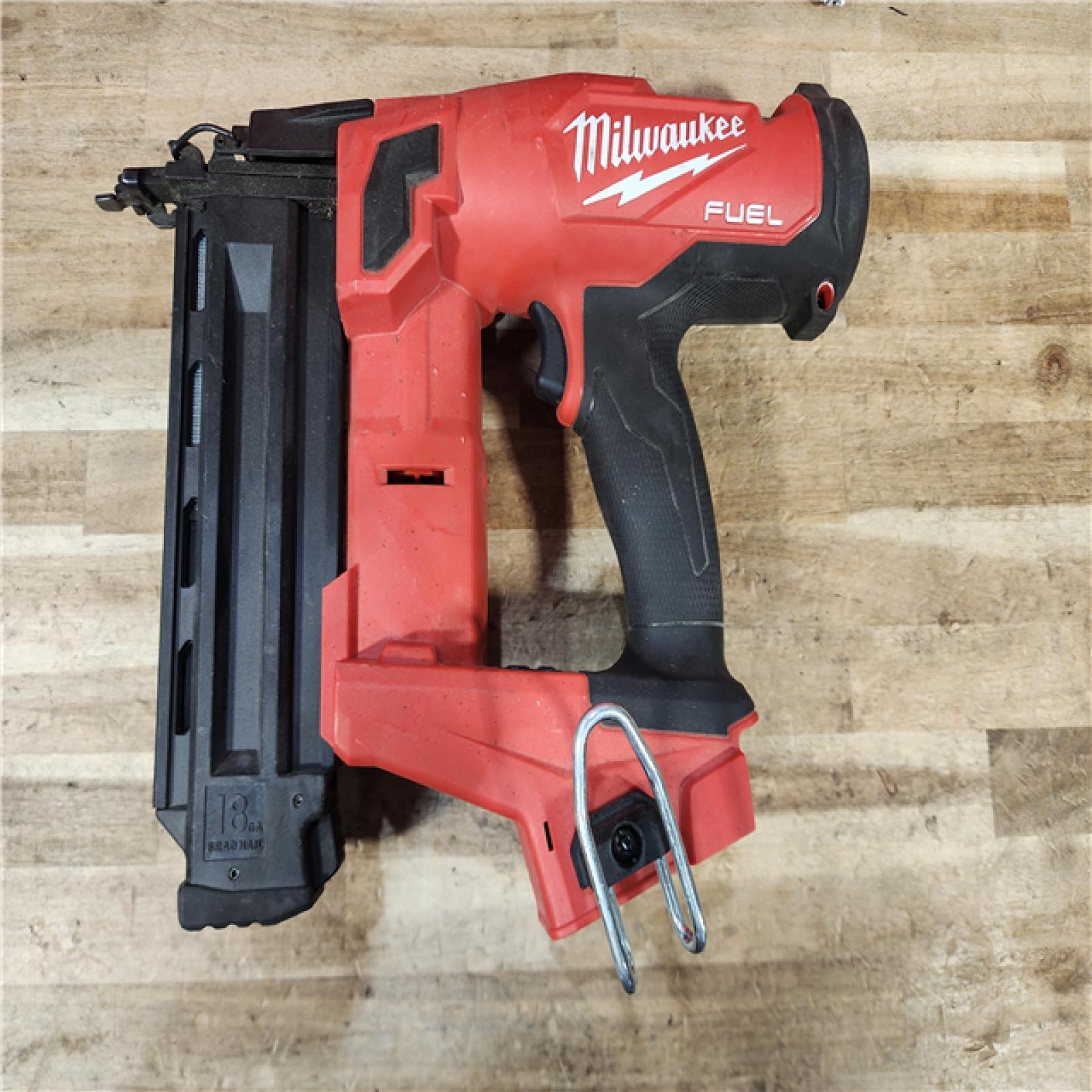 HOUSTON LOCATION - AS-IS Milwaukee FUEL 18-Volt Lithium-Ion Brushless Cordless Gen II 18-Gauge Brad Nailer (Tool-Only)