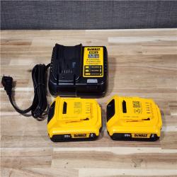 HOUSTON LOCATION - AS-IS DEWALT 2 TOOL COMBO KIT W/ (2) BATTERY & CHARGER