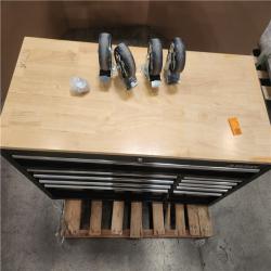 Phoenix LIKE NEW Husky Modular Tool Storage 52 in. W x 20 in. D Standard Duty Black Mobile Workbench Cabinet (LOCKED)